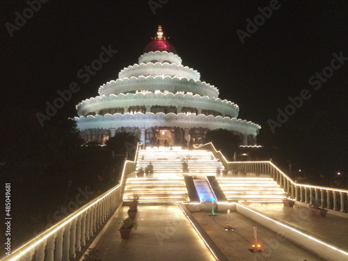 Sri Sri Ravishankar Ashram, temple, Bangalore, Karnataka, India photo