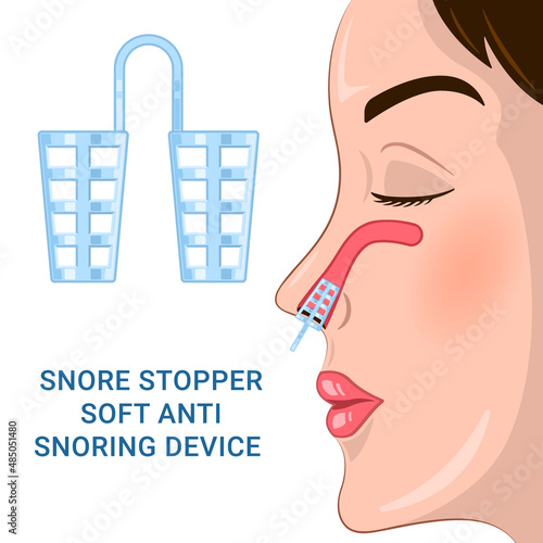 Snore Stopper Soft Anti Snoring Device  isolated white background
