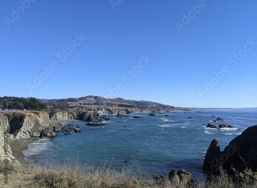 view of the coast of the sea