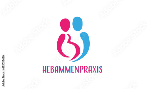  hebammen logo, hebammenpraxis logo, mutter und kind logo