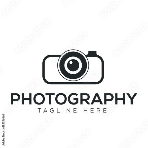 Vector Photography Logo Design. Abstract Camera Icon Design.