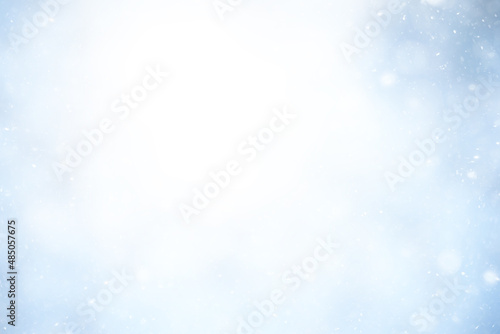 abstract white light blurred snow background  glamor christmas glow design