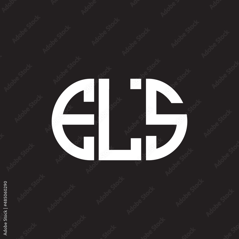 ELS letter logo design on black background. ELS creative initials letter logo concept. ELS letter design. ELS letter logo design on black background. ELS creative initials letter logo concept. ELS letter design.