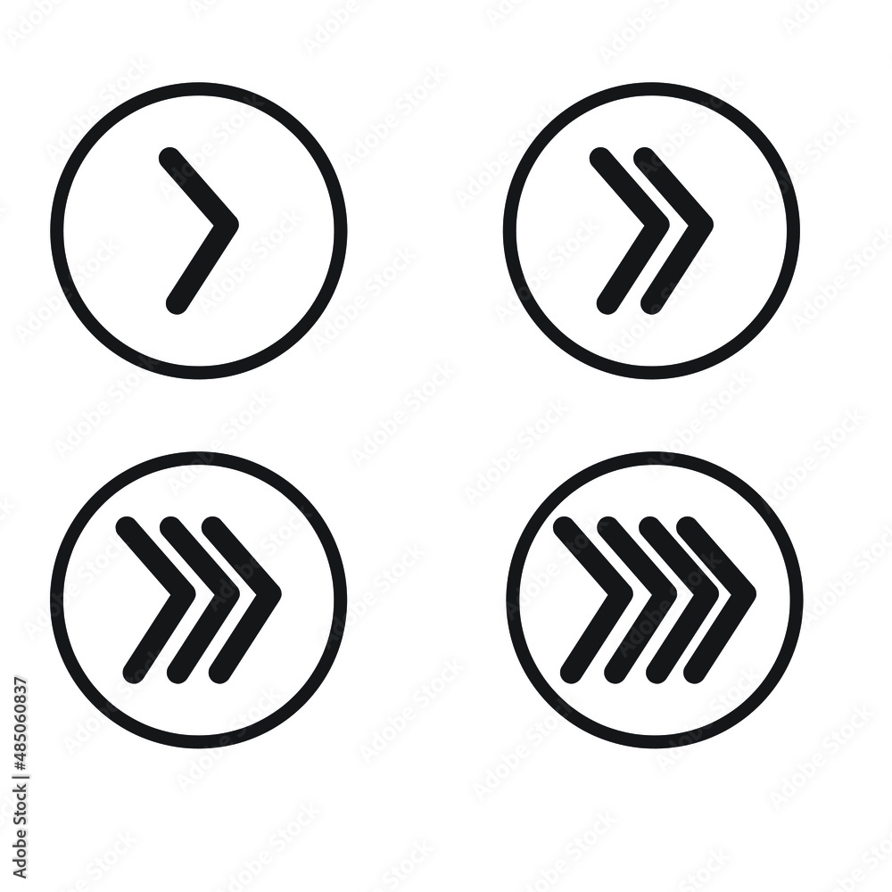 Modern simple arrows icon Vector illustration Modern simple arrows icon Vector illustration