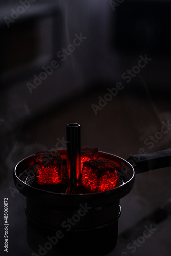 hookah burnt coals