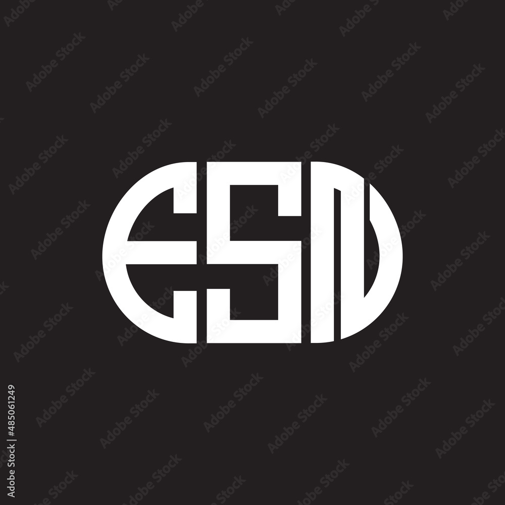 esn letter logo design on black background. esn creative initials letter logo concept. esn letter design. esn letter logo design on black background. esn creative initials letter logo concept. esn letter design.