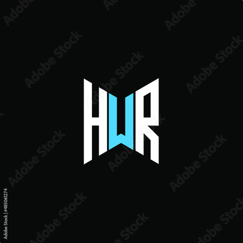 HUR letter logo creative design with vector graphic photo