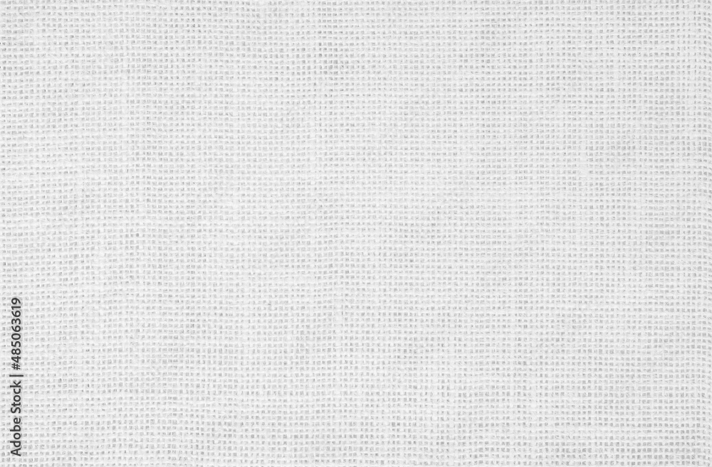 White fabric jute hessian sackcloth canvas woven gauze texture
