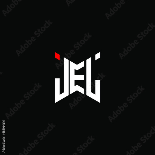 JEL letter logo creative design with vector graphic