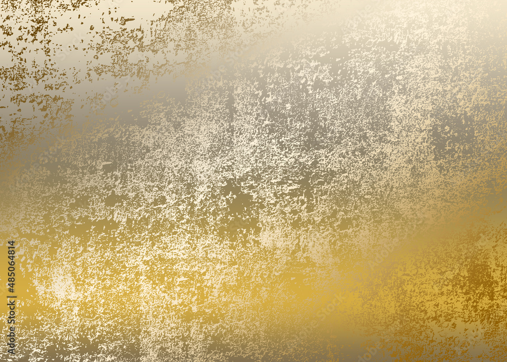 Golden Abstract  decorative paper texture  background  for  artwork  - Illustration