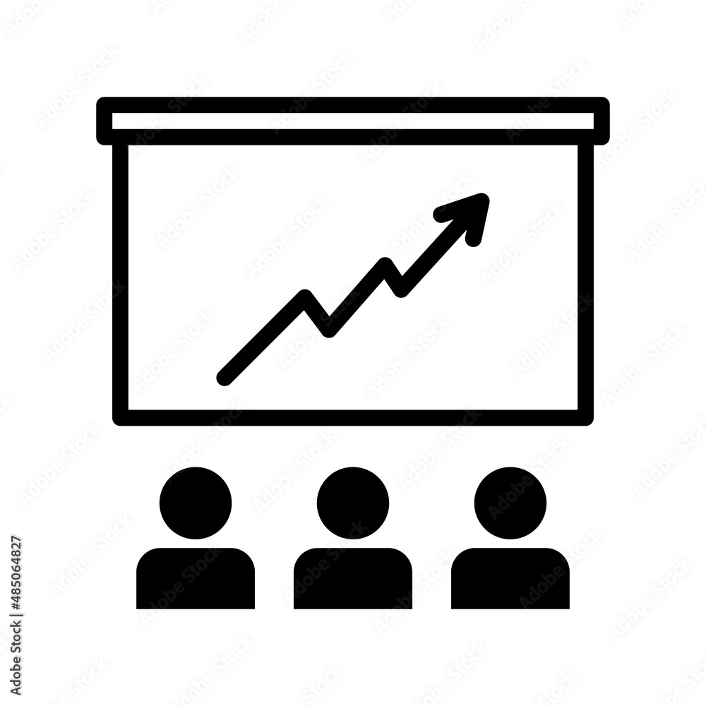 Business Startup flat line icon. Launch project, strategy, development plan. Outline sign for mobile concept and web design, store Business Startup flat line icon. Launch project, strategy, development plan. Outline sign for mobile concept and web design, store