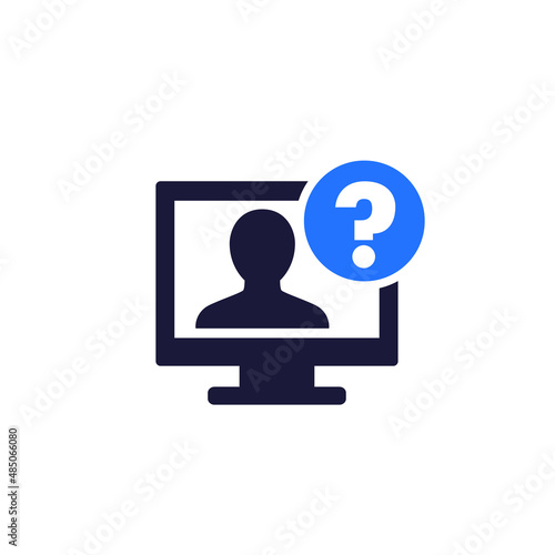 explainer video icon on white