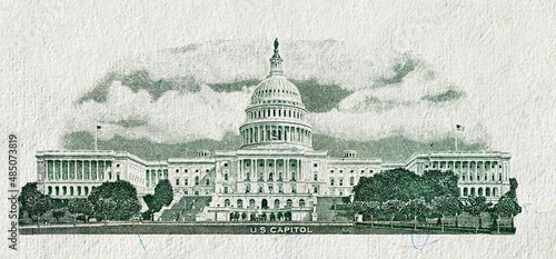 Foto back of 50 dollar bill