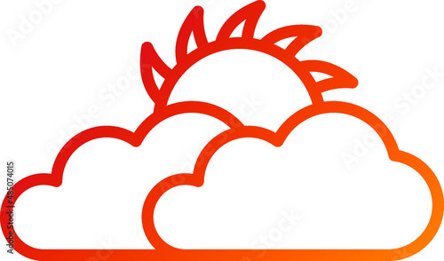 Vector Design Cloudy Icon Style