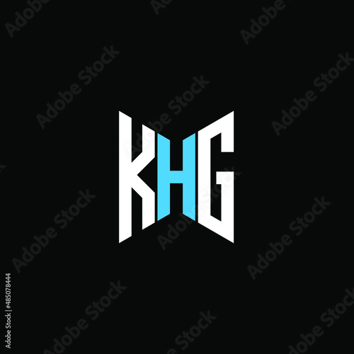 KHG letter logo creative design with vector graphic photo