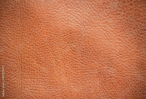 Genuine leather texture background. Vintage dark brown, orange textures for decoration blank. 