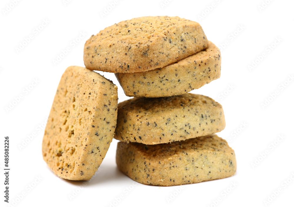 Cookies on a white background Cookies on a white background