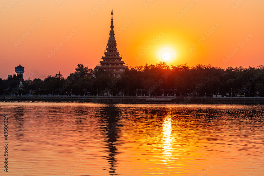 Obraz premium Wat Nong Wang in Khon Kaen Province, Thailand