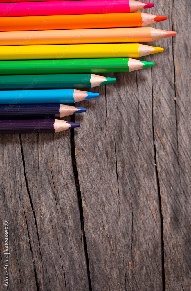 Back to school. Pencils. School concept. Photo. Education Back to school. Pencils. School concept. Photo. Education