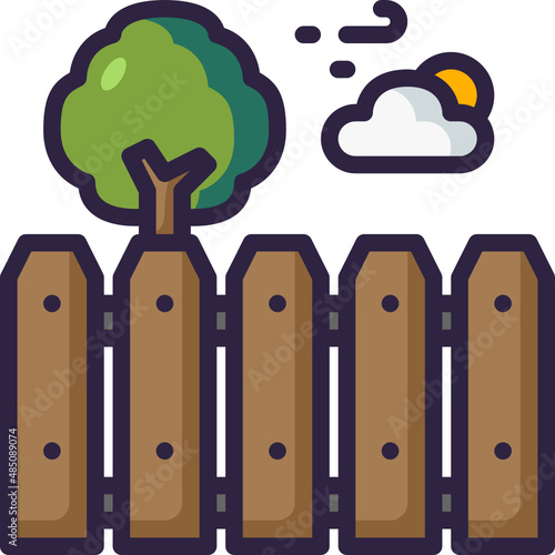 fence line icon