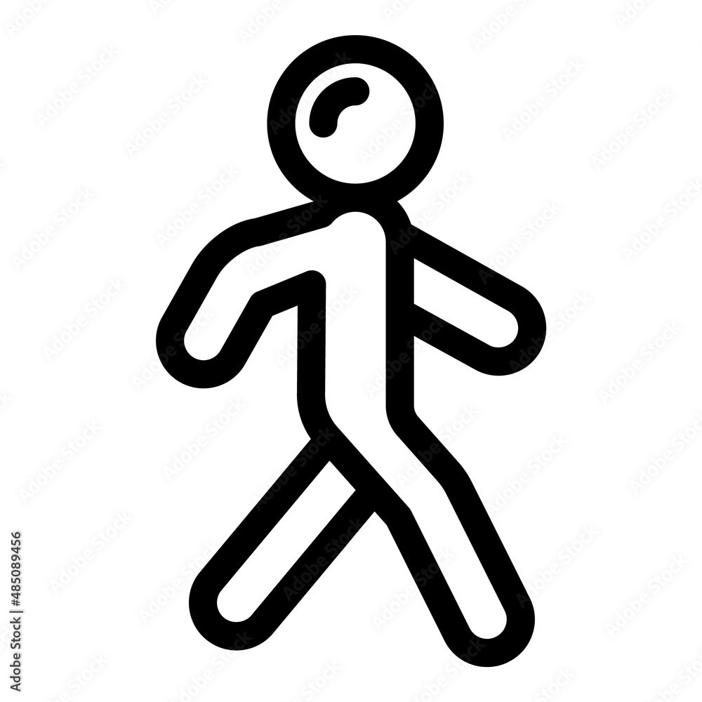 Crosswalk Flat Icon Isolated On White Background Crosswalk Flat Icon Isolated On White Background