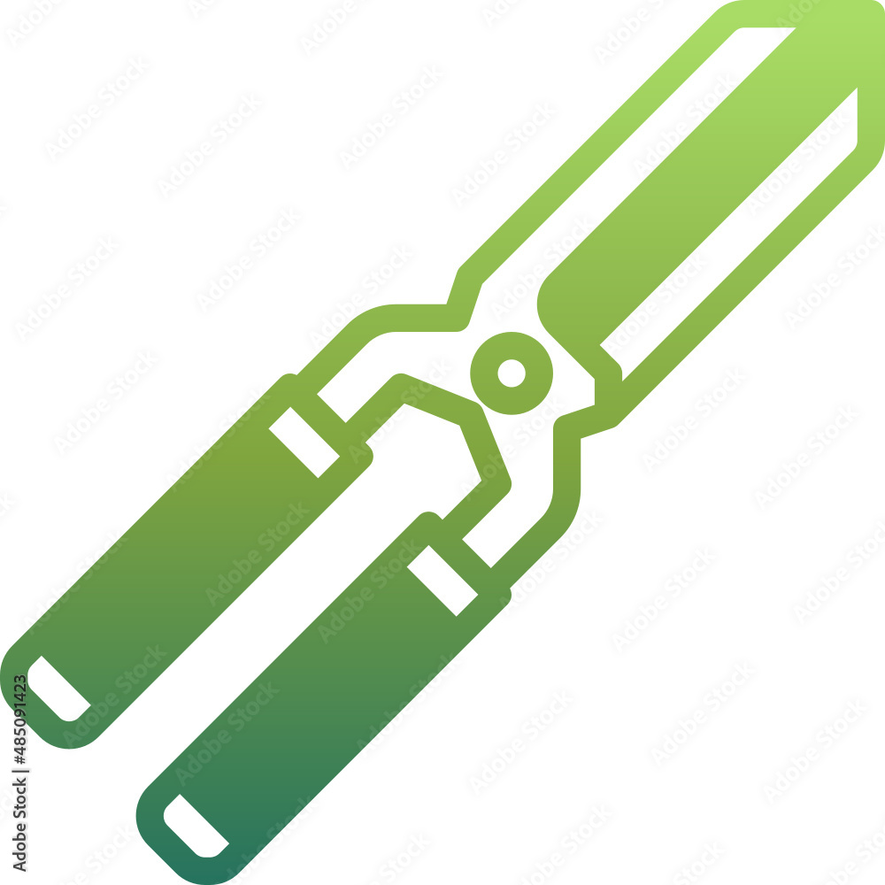 Obraz premium scissors gradient icon