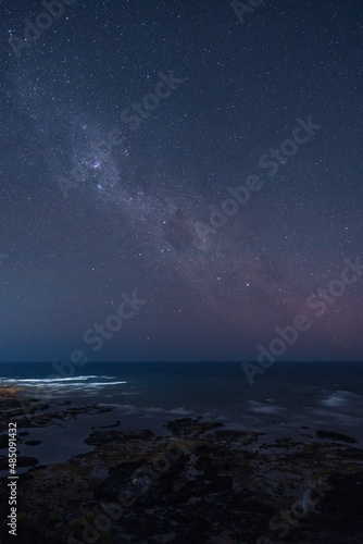 night sky and sea © James