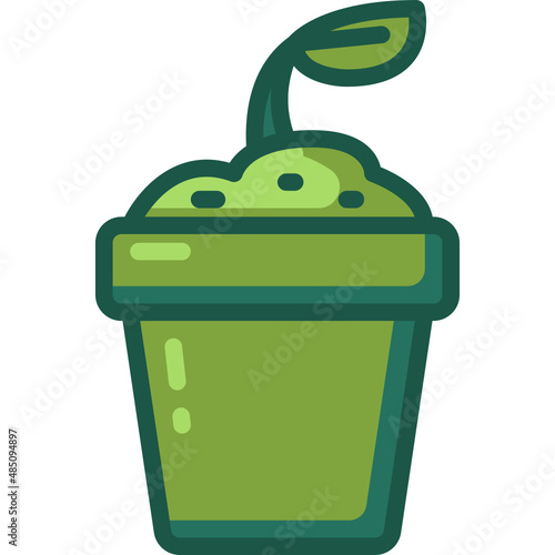 pot Two Tone icon