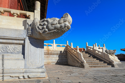 Architectural scenery of Emperor Qianlong's mausoleum, Eastern Mausoleum of the Qing Dynasty, China photo