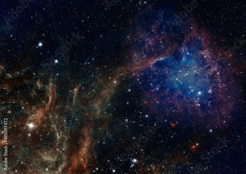 Fototapeta Naklejka Na Ścianę i Meble -  Small part of an infinite star field