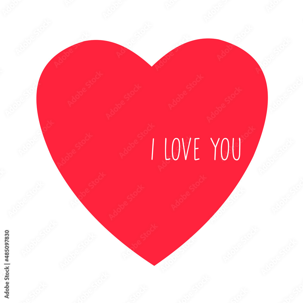 
Happy Valentine s day greeting card- love day vector cards or posters. Vector illustration