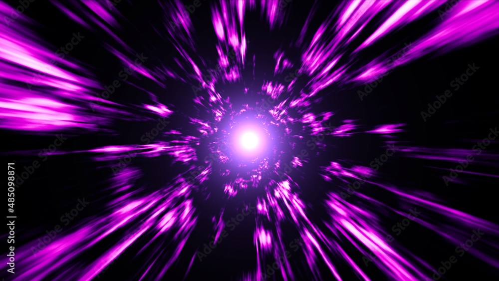 Glowing Purple Flare Light Streaks Burst Glowing Purple Flare Light Streaks Burst