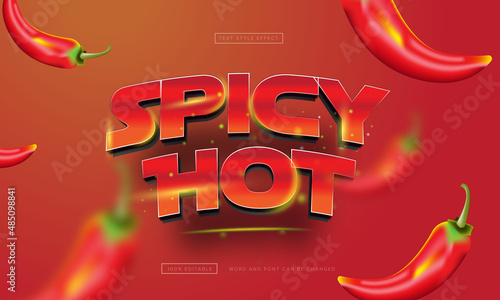 Spicy Hot Text Effect Editable