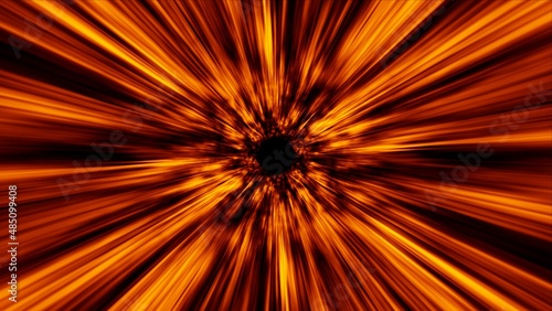 Foto Blazing Fire Light Energy Burst Effect
