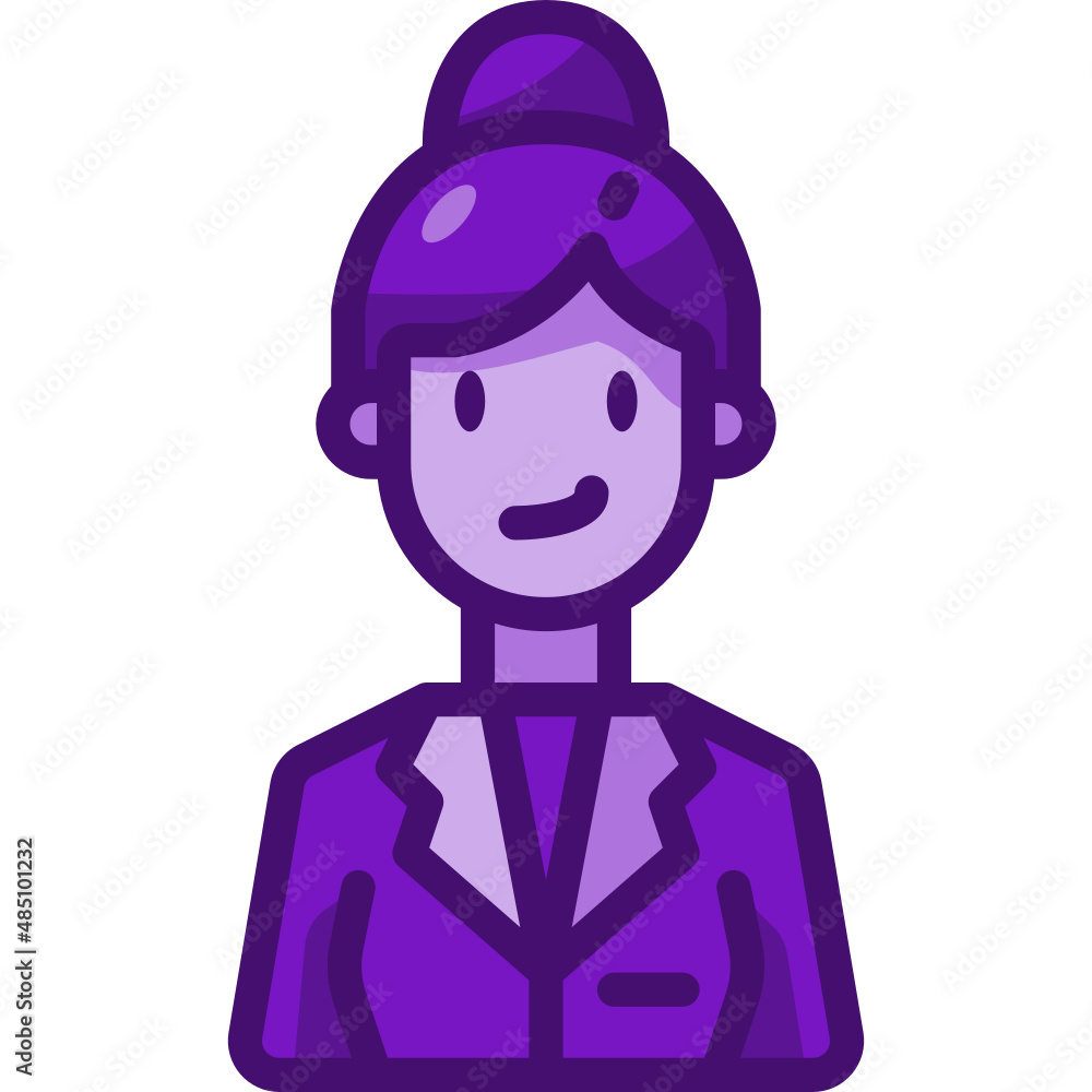 businesswoman Two Tone icon businesswoman Two Tone icon