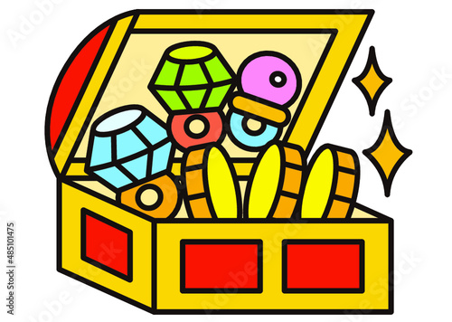 宝箱,発見,探検,子供,勉強,教育,学校,小学生,小学校,幼稚園,保育園,調べる,探す,宝探し,冒険,探索,捜査,謎解き,探検家,冒険家
