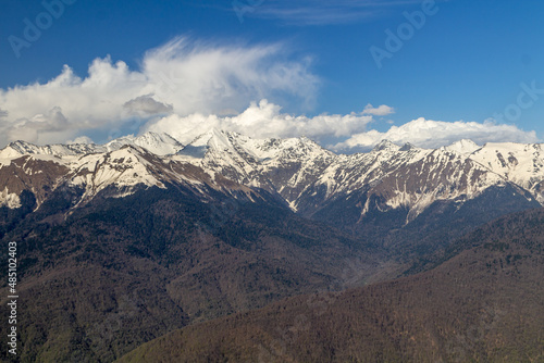 Caucasus mountains in Sochi