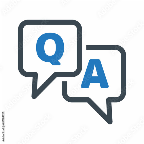 Question and answer icon