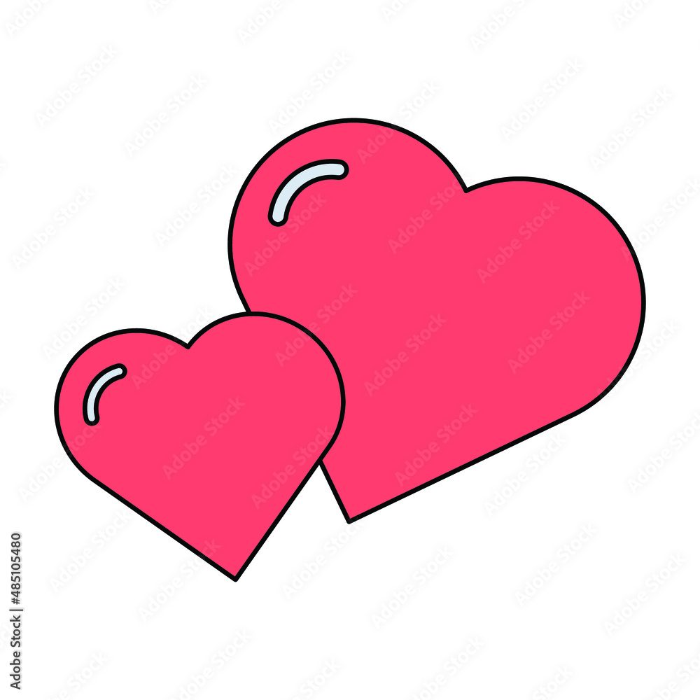 Double Heart Vector icon which is suitable for commercial work and easily modify or edit it
Double Heart Vector icon which is suitable for commercial work and easily modify or edit it