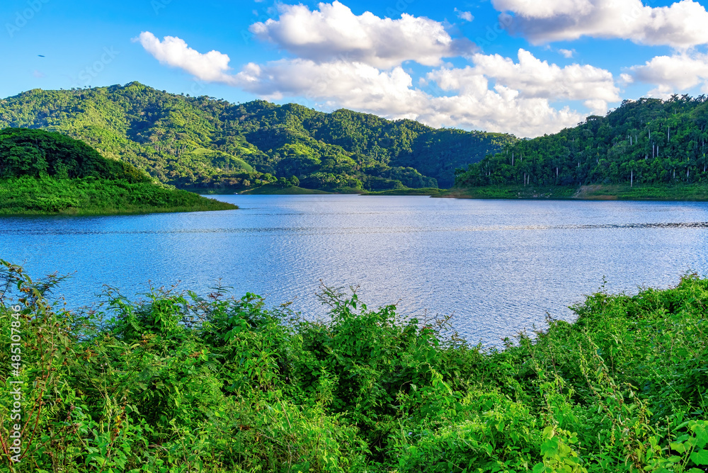 The Natural Beauty of Hanabanilla Lake or Dam, Villa Clara, Cuba