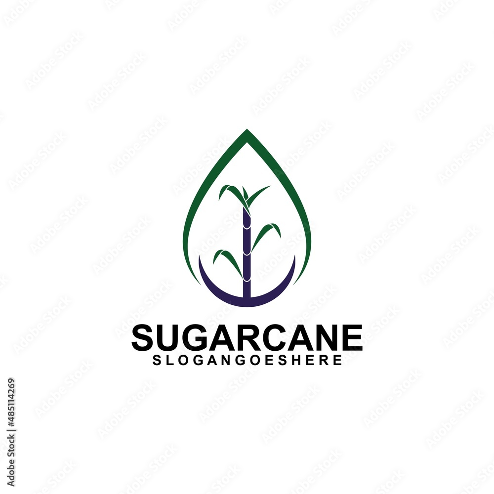 Sugar cane Logo Template Design Vector, Emblem, Design Concept, Creative Symbol, Icon Sugar cane Logo Template Design Vector, Emblem, Design Concept, Creative Symbol, Icon