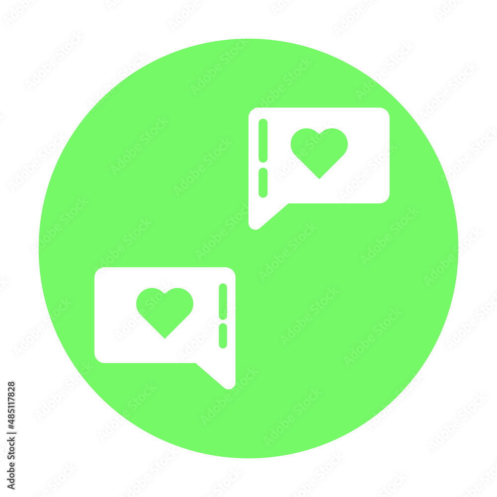 Valentine Love Chat Vector icon which is suitable for commercial work and easily modify or edit it
Valentine Love Chat Vector icon which is suitable for commercial work and easily modify or edit it