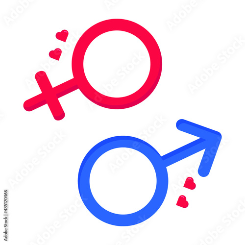 Gender Couple Vector icon which is suitable for commercial work and easily modify or edit it