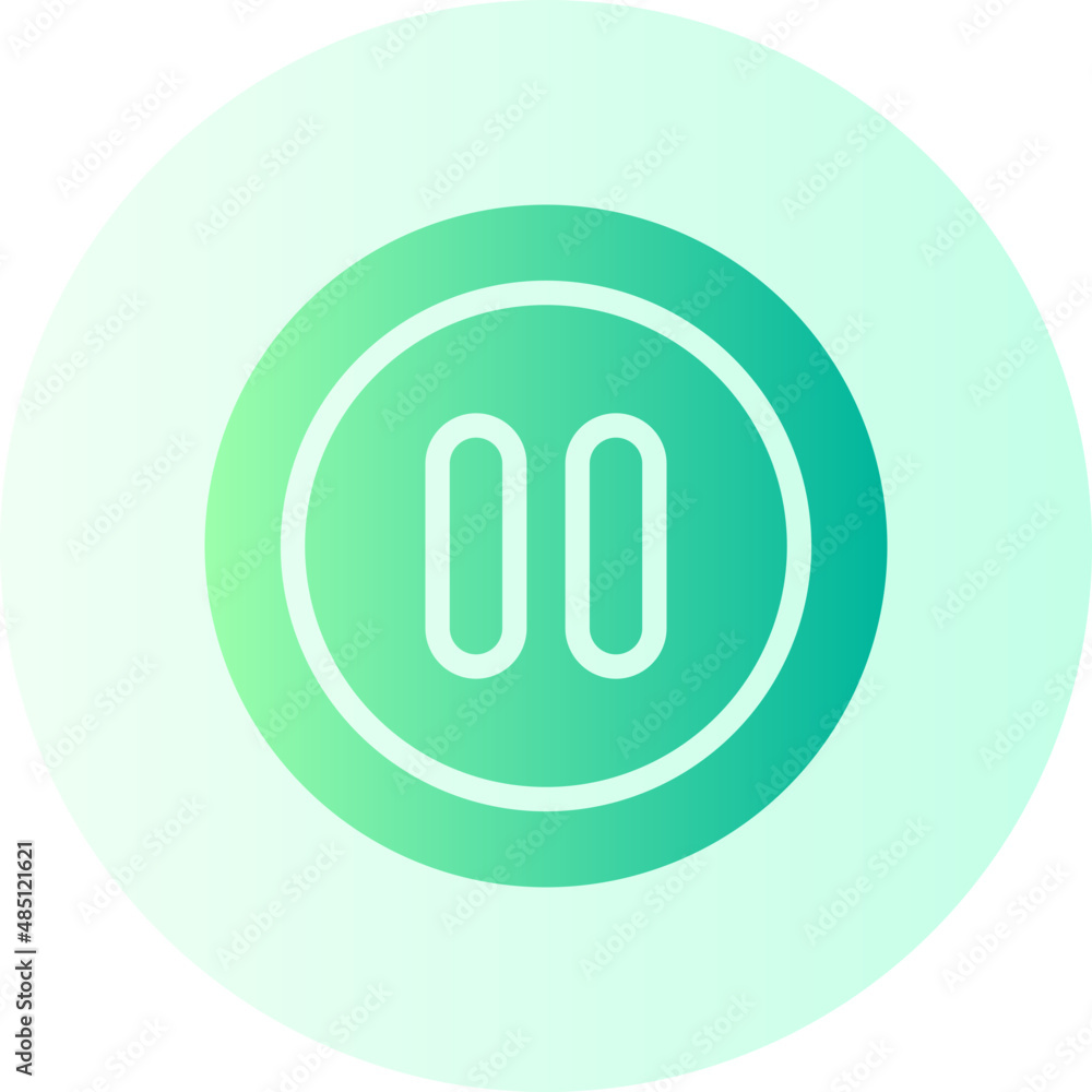 pause button gradient icon pause button gradient icon