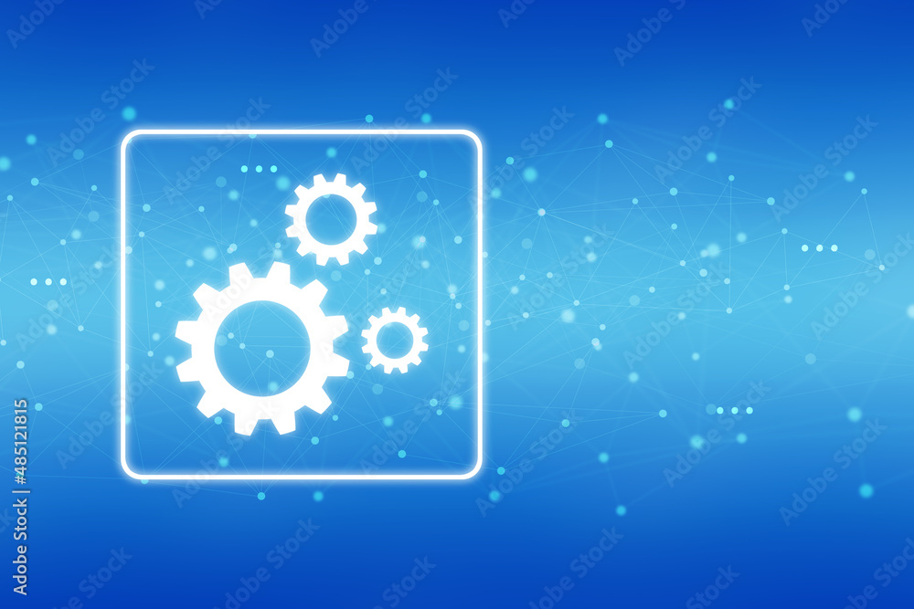 2D rendering illustration. gears on a white background
2D rendering illustration. gears on a white background