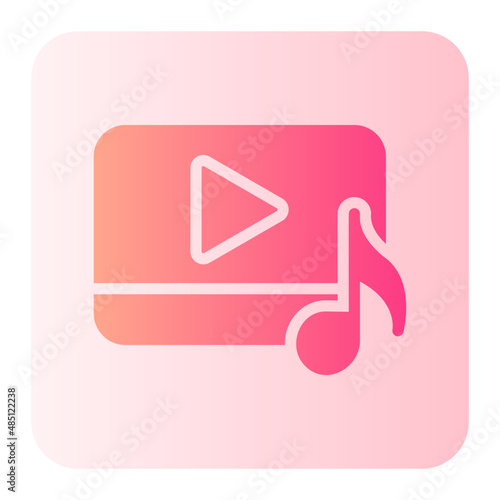 soundtrack gradient icon