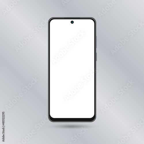 Smartphone 3D Illustration. Redmi 10 Smartphone 3D Rendering. Smartphone Render for Mockup.