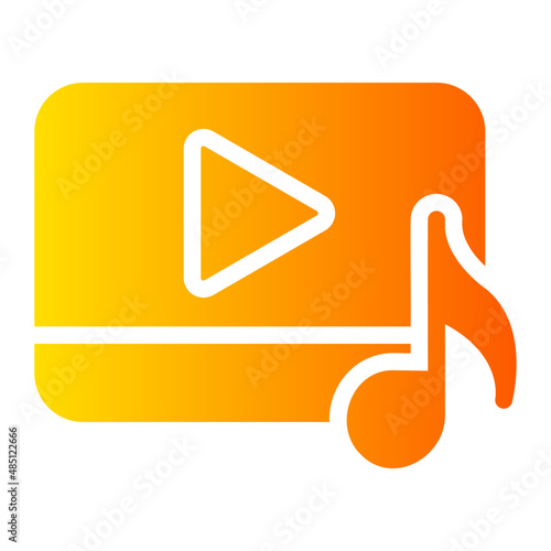 soundtrack gradient icon