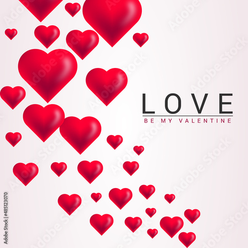 Valentine day card decorate background image