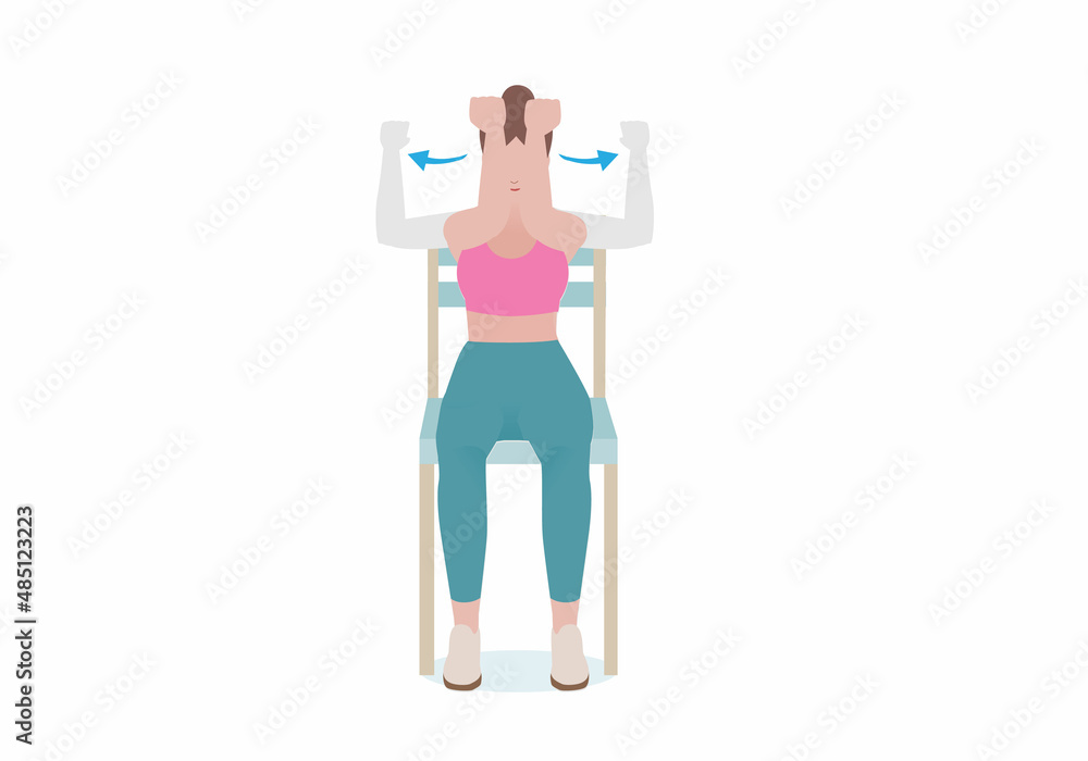 Exercises that can be done at home using a sturdy chair.
Arms parallel to the floor and your lower arms Engage your chest and arm muscles and press your forearms together. with Chest Squeezes. Exercises that can be done at home using a sturdy chair.
Arms parallel to the floor and your lower arms Engage your chest and arm muscles and press your forearms together. with Chest Squeezes.